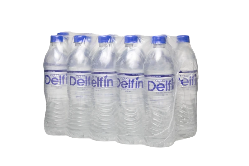 Paquete de 15 botellas de Agua Delfín de 620 ml